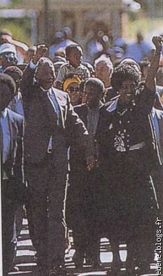 Nelson Mandela & sa femme